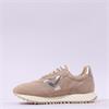 Victoria Viento Serraje Laced Trainer - Beige Suede